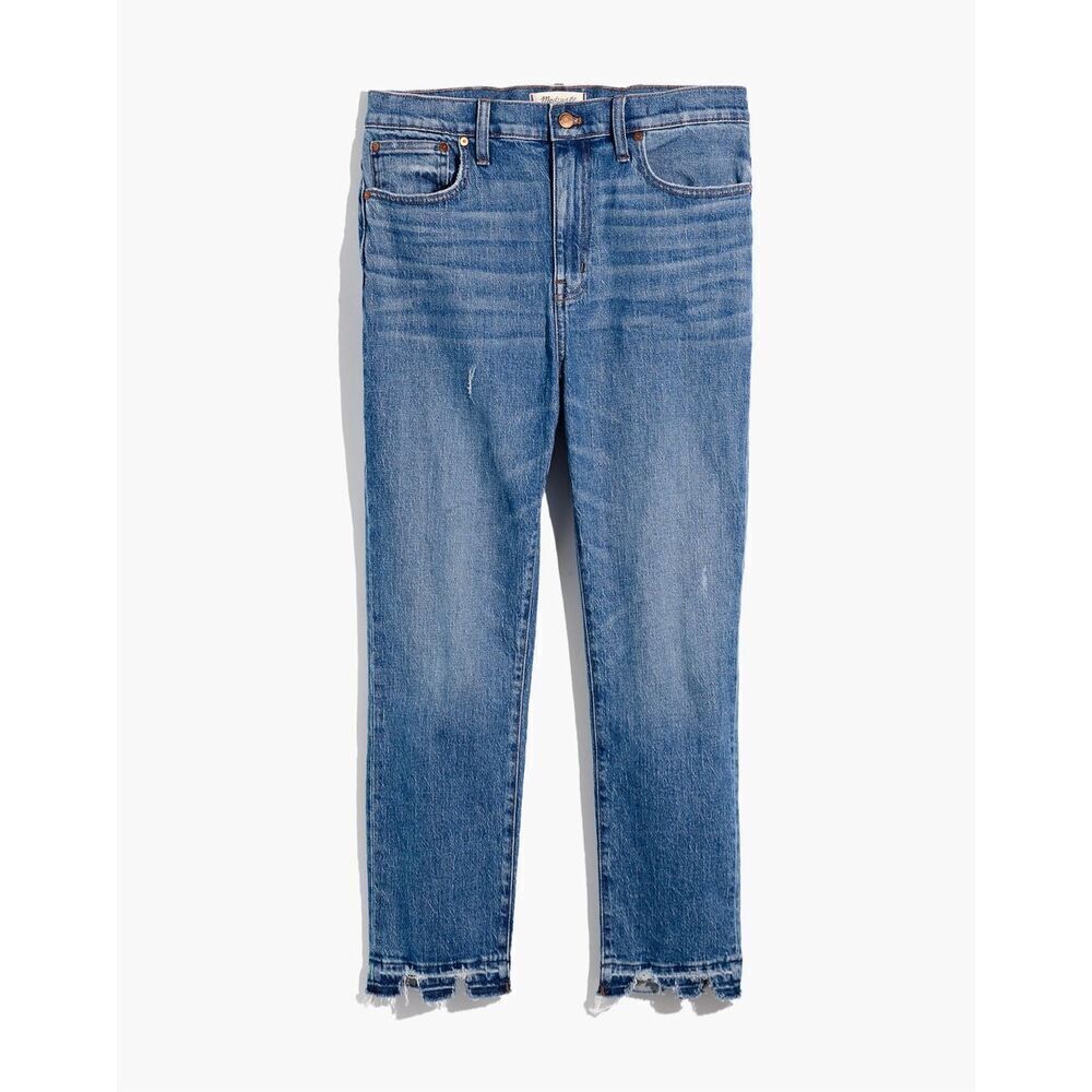 Madewell Womens Blue The High-Rise Slim Boyjean in Melbourne Wash Size 25